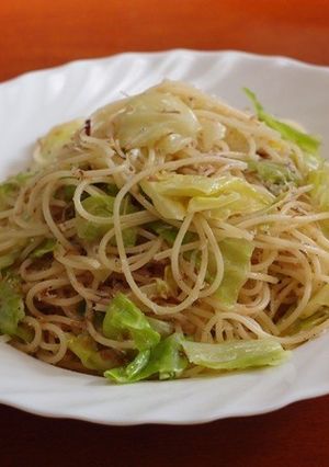 ★キャベツとしらすのペペロンチーノ★-レシピのメイン写真