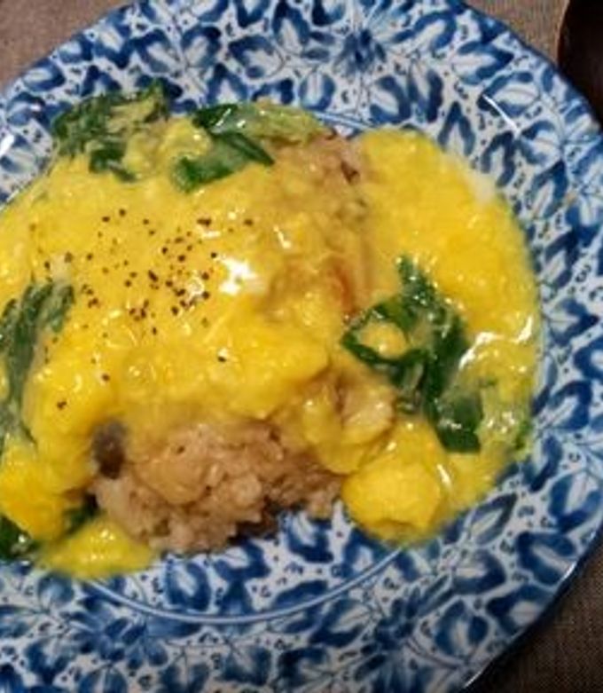 とろとろ卵のきのこのチャーハン-レシピのメイン写真