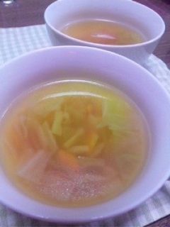 野菜のコンソメスープ-レシピのメイン写真
