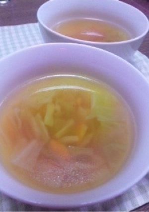 野菜のコンソメスープ-レシピのメイン写真