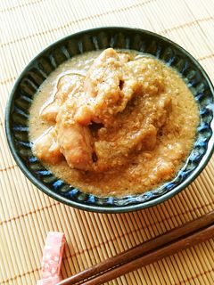 鶏肉と大根のごま味噌煮-レシピのメイン写真