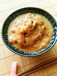 鶏肉と大根のごま味噌煮-レシピのメイン写真