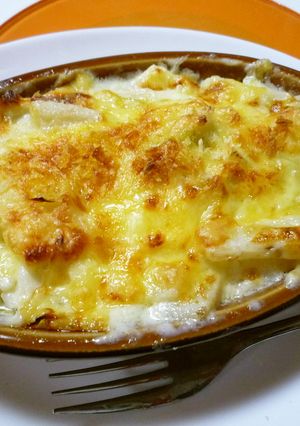 たっぷり長ネギのクリームグラタン-レシピのメイン写真