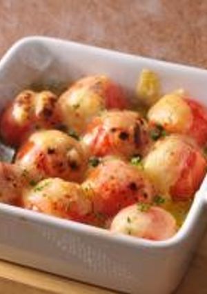 簡単おつまみ☆ミニトマト焼き☆-レシピのメイン写真