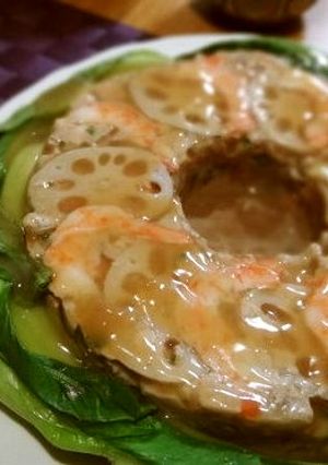 コリコリ♪蓮根たっぷり中華ミートローフ-レシピのメイン写真