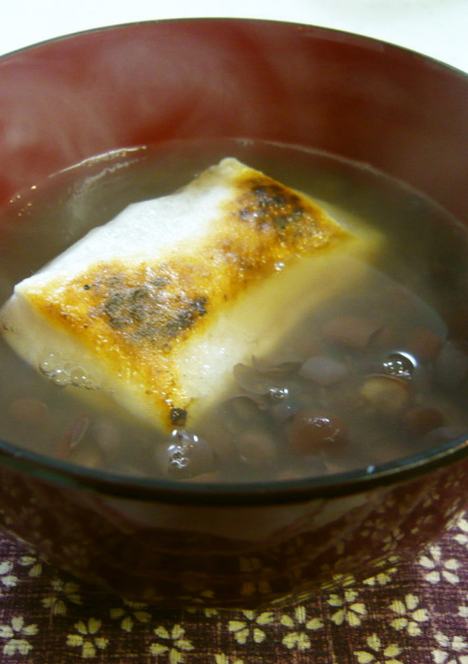 ゆで小豆缶＆粒あんを使った即席ぜんざい-レシピのメイン写真