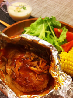 洋食屋さん風★包み焼きハンバーグ-レシピのメイン写真