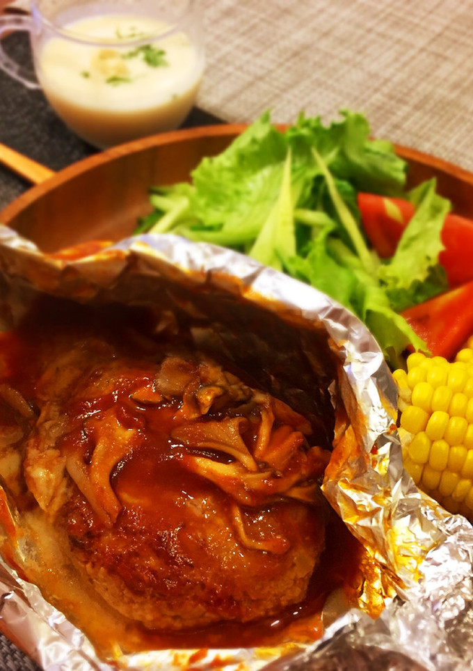 洋食屋さん風★包み焼きハンバーグ-レシピのメイン写真