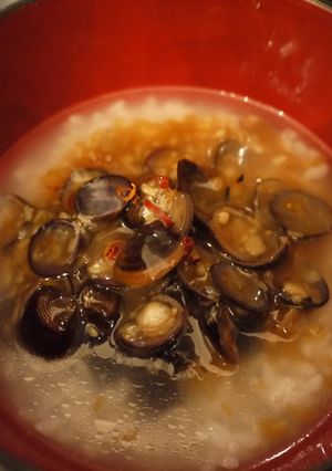 二日酔いに! しじみの中華風おかゆ♪-レシピのメイン写真
