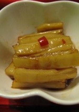 我家の手作りおせち☆ピリっと甘辛蓮根炒め-レシピのメイン写真