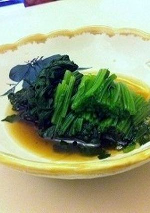 ほうれん草の温浸し-レシピのメイン写真
