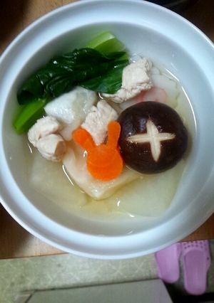 お雑煮。-レシピのメイン写真