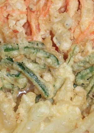 ワインスプリッツァ❤三種お野菜のかき揚げ-レシピのメイン写真