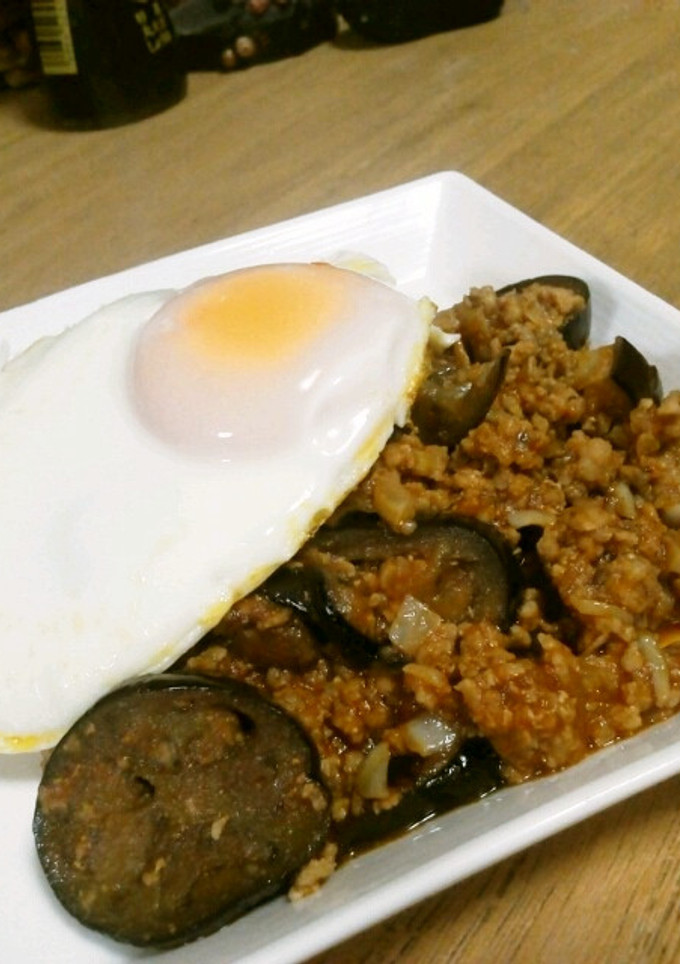 なすと挽き肉のトマト味炒め-レシピのメイン写真