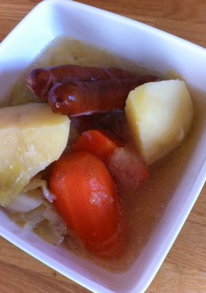 ゴロゴロ野菜in圧力鍋ポトフ〜♪-レシピのメイン写真