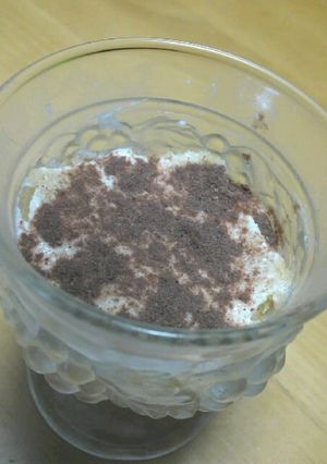即席！すぐ食べ！ティラミス風♪-レシピのメイン写真
