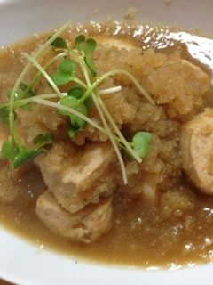 鶏胸肉たっぷりおろし煮-レシピのメイン写真