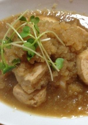 鶏胸肉たっぷりおろし煮-レシピのメイン写真