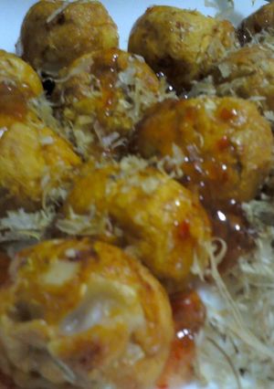 混ぜて焼くだけ！イタリアンたこ焼き-レシピのメイン写真