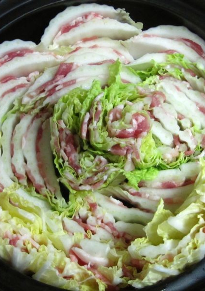 だし汁を使わない白菜豚鍋-レシピのメイン写真
