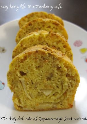 和風ケークサレ～干しあみ＆たくあん～-レシピのメイン写真
