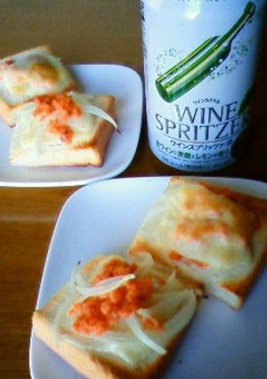鮭とオニオンのチーズトースト-レシピのメイン写真
