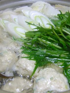 ごぼうと鶏肉団子の鍋-レシピのメイン写真