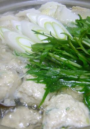 ごぼうと鶏肉団子の鍋-レシピのメイン写真