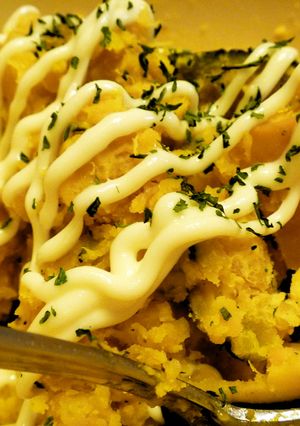 シンプルベスト♪かぼちゃだけサラダ-レシピのメイン写真