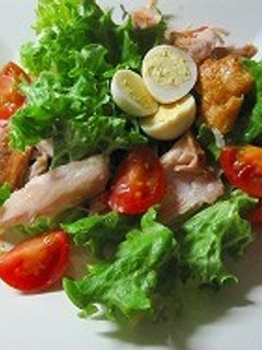 スモークチキンのサラダ~黒酢玉ねぎ風味-レシピのメイン写真