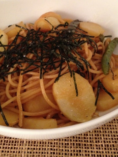じゃがいもとインゲンのバター醤油パスタ-レシピのメイン写真