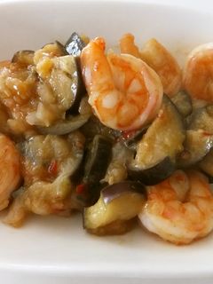 エビと茄子のチリソース炒め-レシピのメイン写真