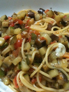 たっぷり夏野菜とモッツァレラのパスタ-レシピのメイン写真