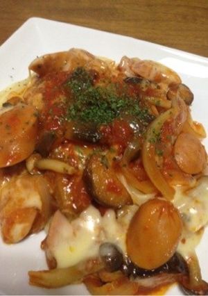 茄子とソーセージのトマトソース-レシピのメイン写真