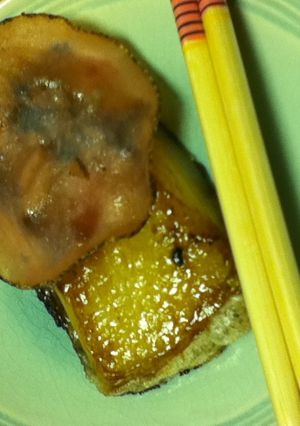 超簡単！お餅にとんかつソース？-レシピのメイン写真