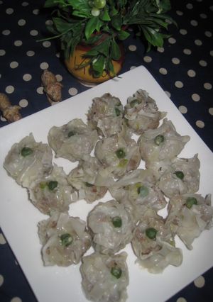 簡単♪野菜たっぷり手作りシュウマイ♪-レシピのメイン写真