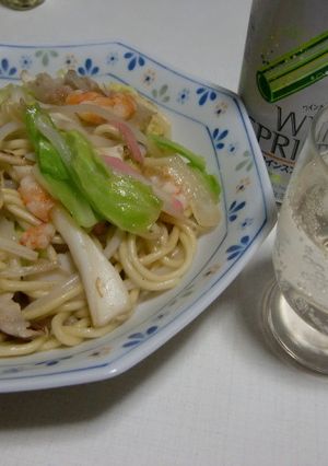 白ワインに合う海鮮塩焼きそば♪-レシピのメイン写真