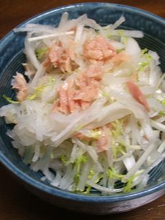 混ぜるだけ!大根と水菜のサラダ-レシピのメイン写真
