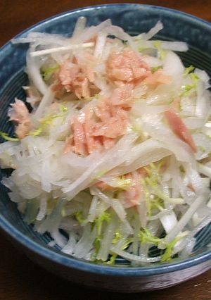 混ぜるだけ！大根と水菜のサラダ-レシピのメイン写真