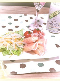 ☆3分で☆生ハムとバナナの簡単サラダ♪-レシピのメイン写真