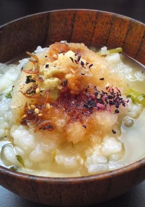 ひと手間で美味しくー❀江戸風花菱粥❀ー-レシピのメイン写真