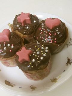 バレンタイン♥チョコカップケーキ♥-レシピのメイン写真