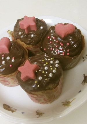 バレンタイン♥チョコカップケーキ♥-レシピのメイン写真