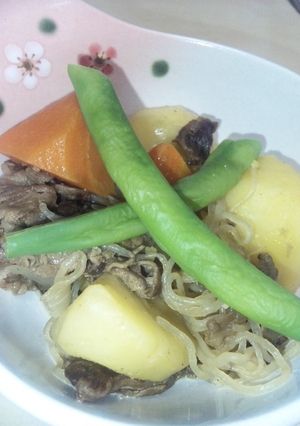 お酢が決め手!さっぱり肉じゃが-レシピのメイン写真