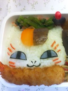 キャラ弁 ニャンコ先生(夏目友人帳)-レシピのメイン写真