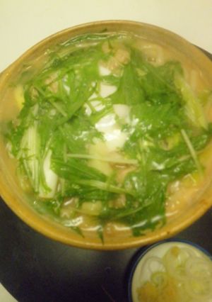 大根・挽肉団子の味噌煮込みうどん！-レシピのメイン写真