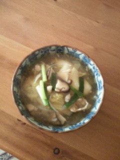 簡単!温まる!おもちの中華あんかけ!-レシピのメイン写真
