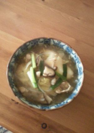 簡単！温まる！おもちの中華あんかけ！-レシピのメイン写真