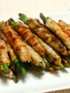 豚バラの野菜巻き(変わりつけダレで☆)-レシピのメイン写真
