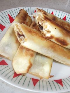 クリームチーズとグラノーラの春巻き-レシピのメイン写真